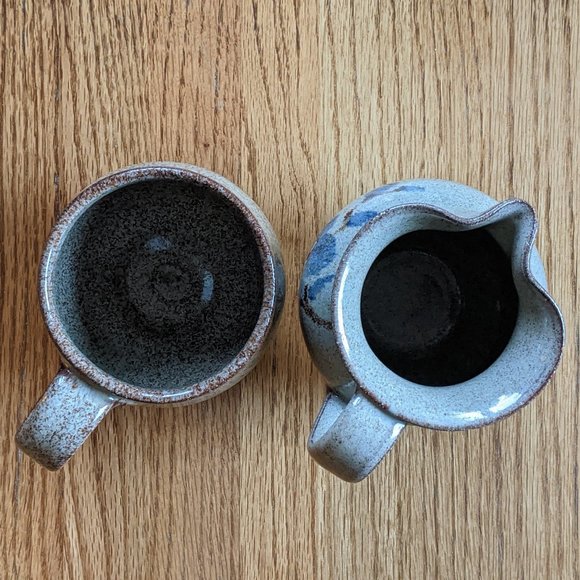 🇺🇸 Vtg Almquist's Old Time Pottery Mug & Creamer - Picture 6 of 10